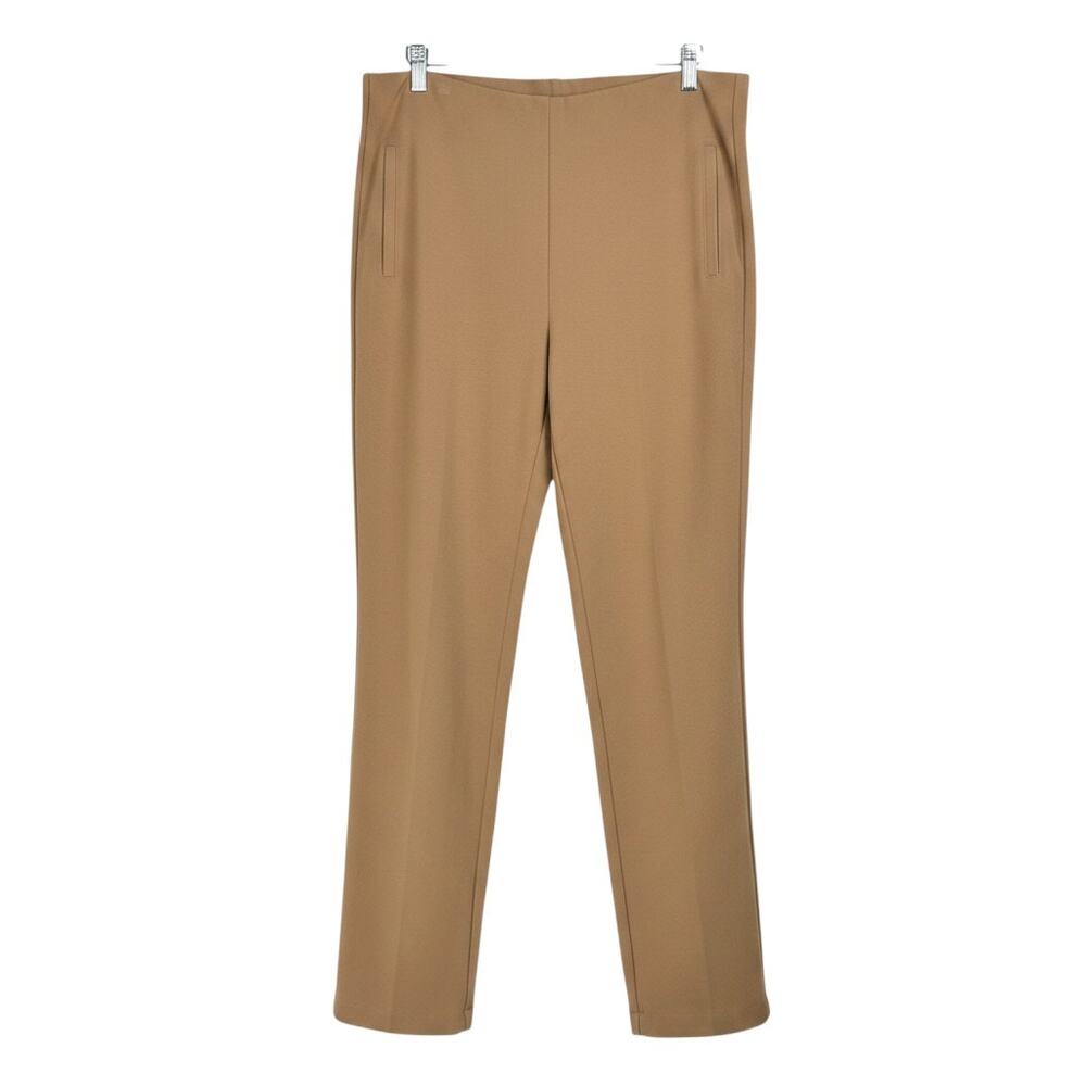Chico's Women's Size 3Tall/XL/16 Camel Juliet No Waist High-Rise Pull-On Pant